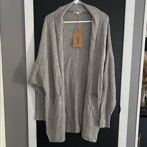 Listicle Gray Women's Cardigan